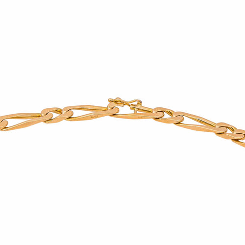 Collier Collier maille Figaro en or rose 58 Facettes 5577232CN