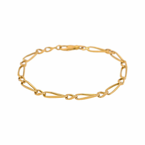 Bracelet Bracelet maille Figaro en or jaune 58 Facettes 5590971CN