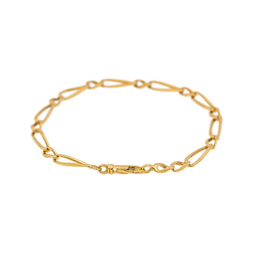 Bracelet Bracelet maille Figaro en or jaune 58 Facettes 5590971CN