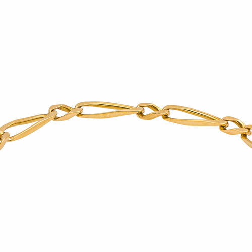 Bracelet Bracelet maille Figaro en or jaune 58 Facettes 5590971CN