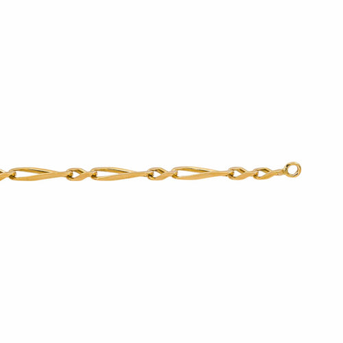 Bracelet Bracelet maille Figaro en or jaune 58 Facettes 5590971CN