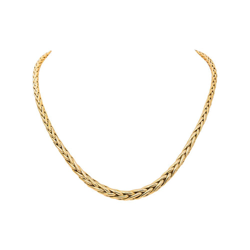 Collier Collier maille palmier en or jaune 58 Facettes 5655309CN