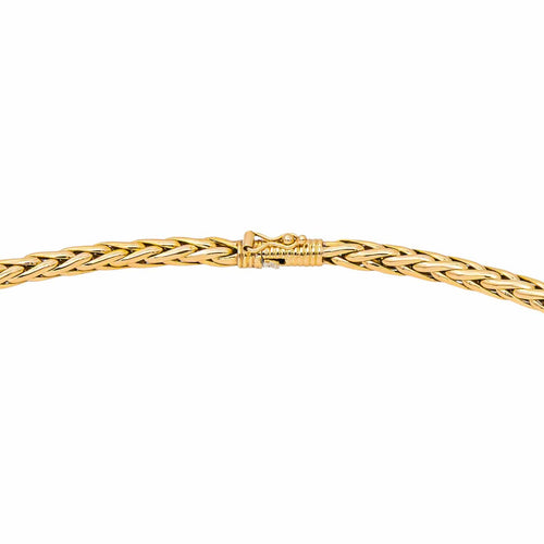 Collier Collier maille palmier en or jaune 58 Facettes 5655309CN