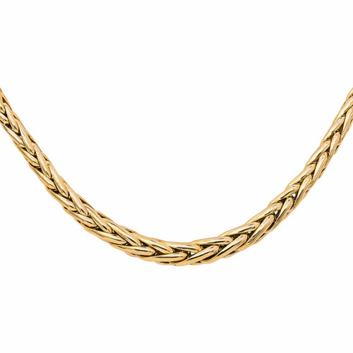 Collier Collier maille palmier en or jaune 58 Facettes 5655309CN