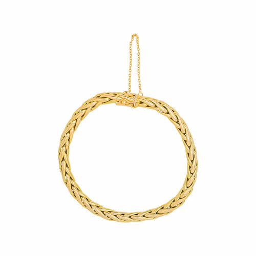 Bracelet Bracelet maille palmier en or jaune 58 Facettes 5655310CN