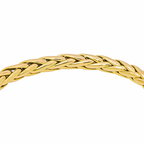 Bracelet Bracelet maille palmier en or jaune 58 Facettes 5655310CN