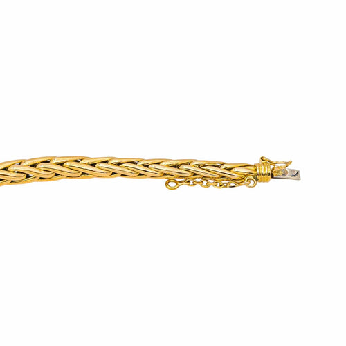 Collier Collier maille palmier en or jaune 58 Facettes 5577455CN
