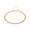 Bracelet Bracelet maille gourmette en or rose 58 Facettes 5577907CN