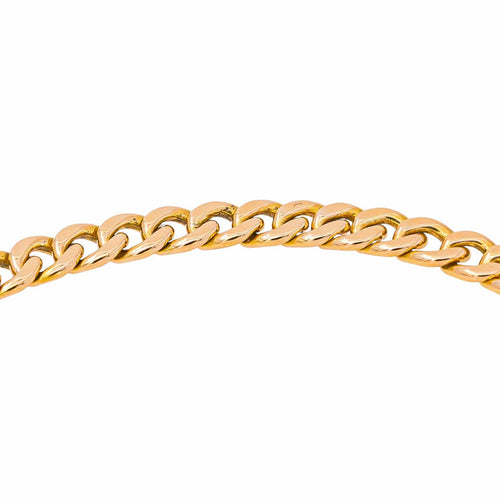 Bracelet Bracelet maille gourmette en or rose 58 Facettes 5577907CN