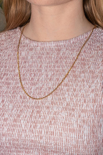 Collier Collier chaîne forçat en or rose 58 Facettes 5577912CN