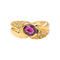 Bague 50 Bague en or jaune avec rubis et diamants 58 Facettes 5693504CN