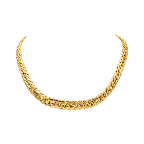 Collier Collier maille anglaise en or jaune 58 Facettes 5671362CN