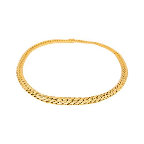 Collier Collier maille anglaise en or jaune 58 Facettes 5671362CN