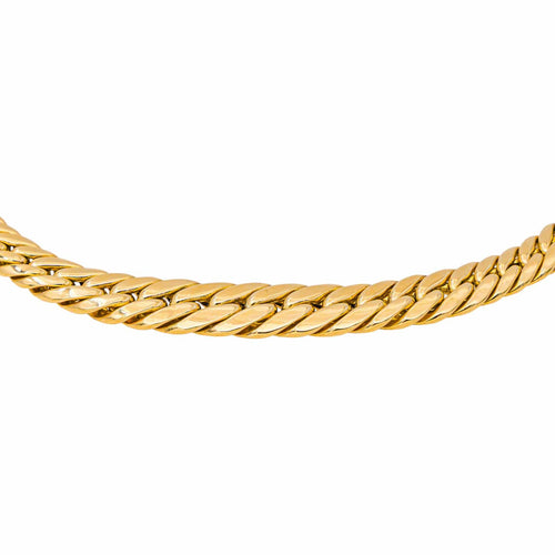 Collier Collier maille anglaise en or jaune 58 Facettes 5671362CN