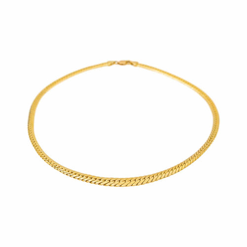 Collier Collier maille anglaise en or jaune 58 Facettes 5674484CN