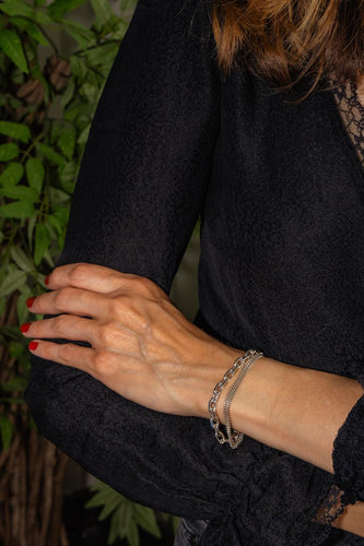 Bracelet Christofle Les Entrelacés - Bracelet en argent 58 Facettes 5690109CN