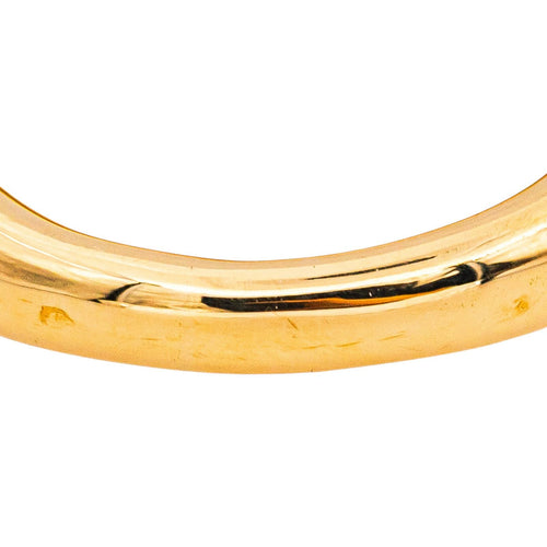 Bague 58 Chaumet L'Anneau - Bague jonc en or jaune 58 Facettes 5655011CN