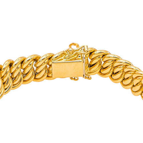 Bracelet Bracelet maille américaine en or jaune 58 Facettes 5705074CN