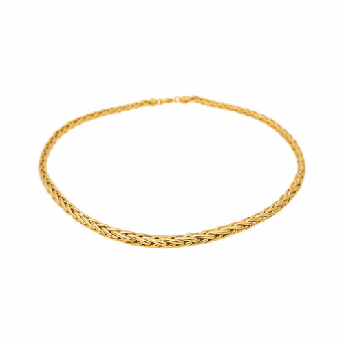 Collier Collier maille palmier en or jaune 58 Facettes 5705075CN