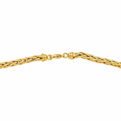 Collier Collier maille palmier en or jaune 58 Facettes 5705075CN
