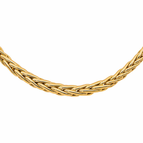 Collier Collier maille palmier en or jaune 58 Facettes 5705075CN