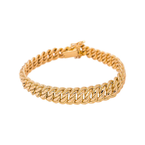 Bracelet Bracelet maille américaine en or jaune 58 Facettes 5727599CN