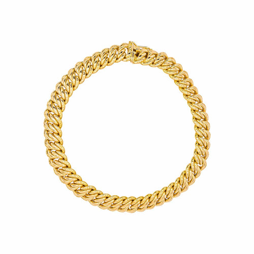 Bracelet Bracelet maille américaine en or jaune 58 Facettes 5079718CN