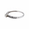 Bague 54 Bague solitaire en or blanc, diamant et saphirs 58 Facettes 5079833CN