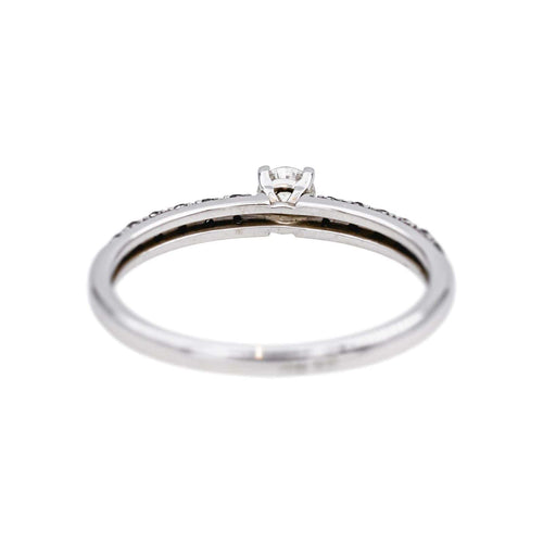 Bague 54 Bague solitaire en or blanc, diamant et saphirs 58 Facettes 5079833CN