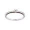Bague 54 Bague solitaire en or blanc, diamant et saphirs 58 Facettes 5079833CN