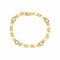 Bracelet Bracelet maille gourmette en or jaune et diamants 58 Facettes 5202403CN
