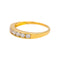 Bague 57 Demi-alliance - Bague en or jaune et diamants 58 Facettes 5226051CN