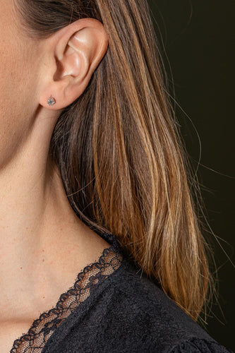 Boucles d'oreilles Boucles d'oreilles puces en or blanc et diamants 58 Facettes 5237335CN