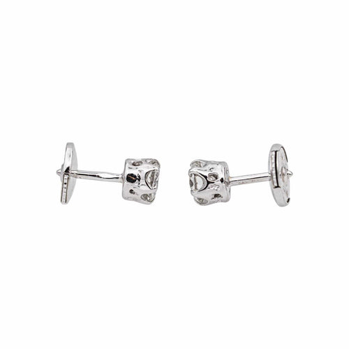 Boucles d'oreilles Boucles d'oreilles puces en or blanc et diamants 58 Facettes 5237335CN