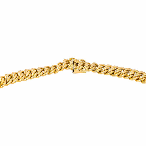 Collier Collier maille américaine en or jaune 58 Facettes 5741953CN