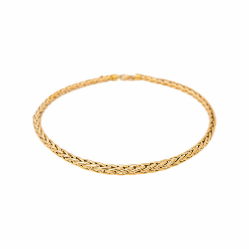 Collier Collier maille palmier en or jaune 58 Facettes 5753287CN