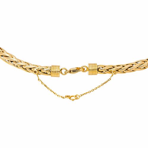 Collier Collier maille palmier en or jaune 58 Facettes 5753287CN