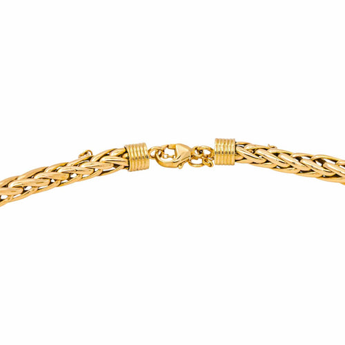 Collier Collier maille palmier en or jaune 58 Facettes 5753287CN