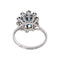 Bague 54 Pompadour - Bague en or blanc, saphir et diamants 58 Facettes 5708020CN