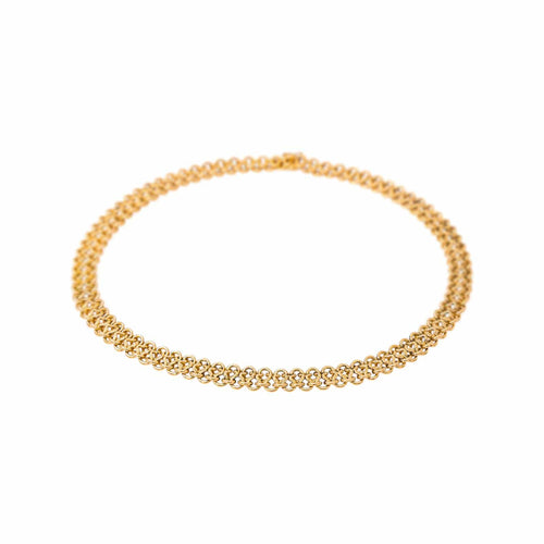 Collier Collier maille souple en or rose 58 Facettes 5713886CN
