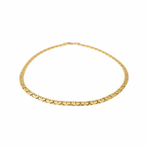 Collier Collier maille haricot en or jaune 58 Facettes 5727617CN