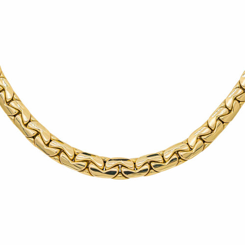 Collier Collier maille haricot en or jaune 58 Facettes 5727617CN