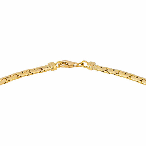 Collier Collier maille haricot en or jaune 58 Facettes 5727617CN