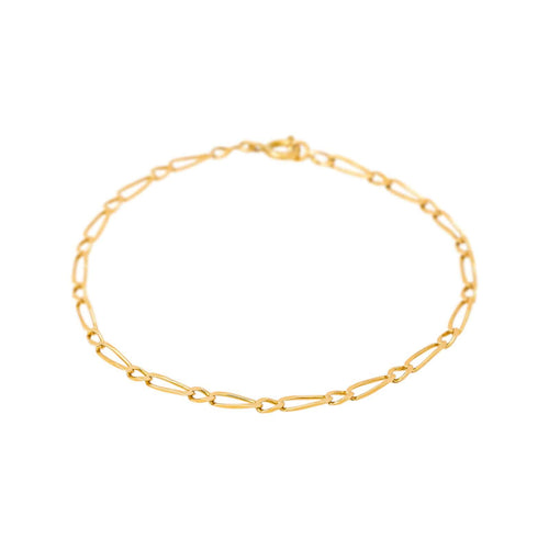 Bracelet Bracelet maille Figaro en or jaune 58 Facettes 5753212CN