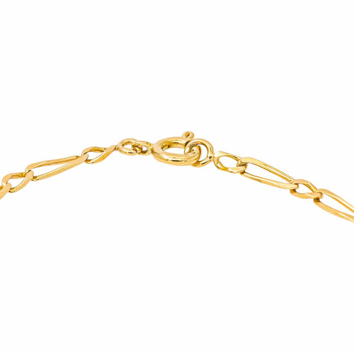 Bracelet Bracelet maille Figaro en or jaune 58 Facettes 5753212CN