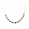 Collier Collier en or jaune et or blanc, saphirs et diamants 58 Facettes 5707100CN