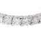 Bague 55 Alliance américaine - Bague en or blanc et diamants 58 Facettes 5709156CN