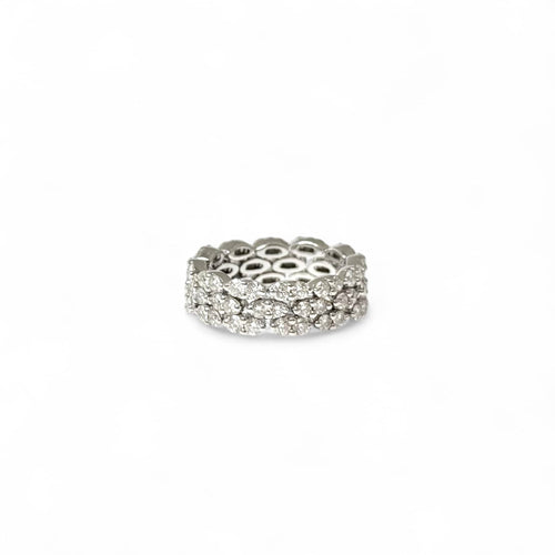 Bague 55 Mauboussin - Bague Je le veux en or gris diamants 58 Facettes REF2525-293