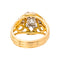 Bague 61 Bague rétro en or jaune et blanc et diamants 58 Facettes 5740042RV