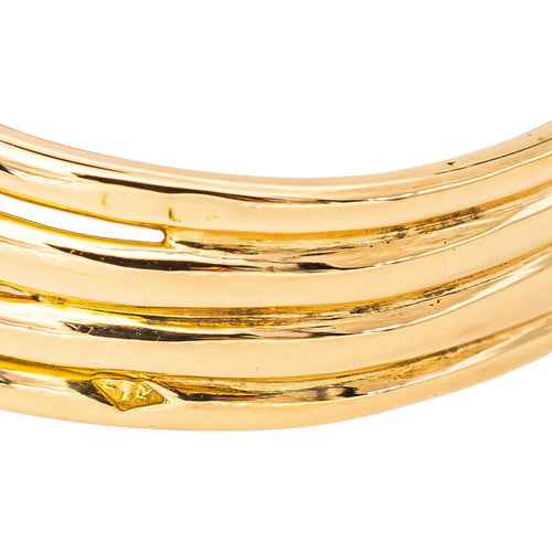 Bague 61 Bague rétro en or jaune et blanc et diamants 58 Facettes 5740042RV